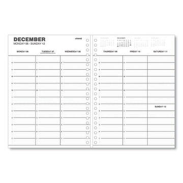 Universal® Weekly Planner, 11 X 8, Black Cover, 14-month (dec To Jan): 2021 To 2023 freeshipping - TVN Wholesale